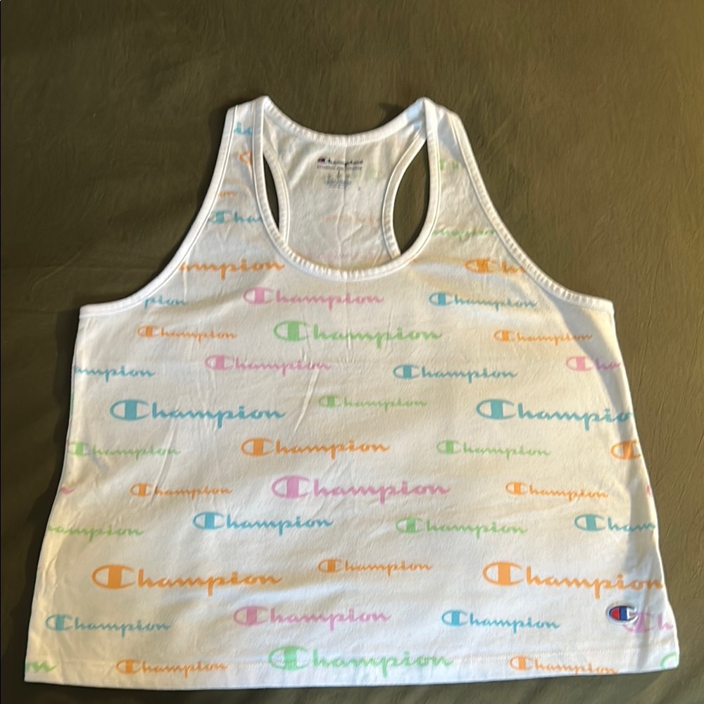 Champion Multicolor Logo Tank Top